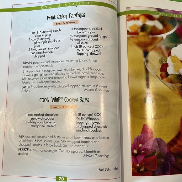 Celebrate With Cool Whip Cookbook Recipes HC Book - Picture 11 of 15